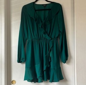 NWT Express Emerald Dress Small Petite